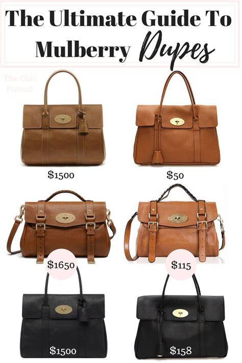 mulberry inspired bags